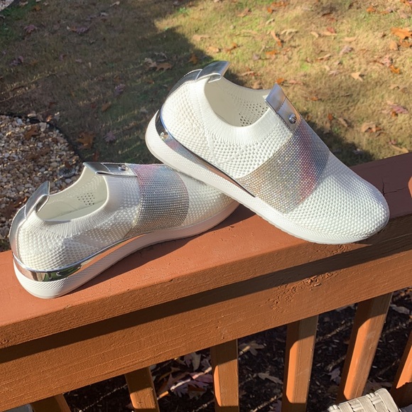 Nine West - Aia Slip On Sneakers Whiteknit – Womens - Picture 9 of 10